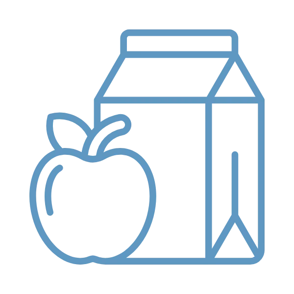 LUNCH ICON BLUE